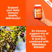 Goli SuperFruits Beauty Gummy Vitamin - Collagen, Mixed Fruit, Vegan, Plant-Based, Non-GMO, Gluten-Free & Gelatin Free