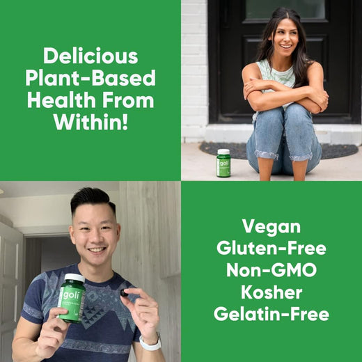 Goli SuperGreen Vitamin Gummy - Essential Vitamins and Minerals - Plant-Based, Vegan, Gluten-Free & Gelatin Free