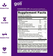 Goli Dreamy Sleep Gummy - Melatonin, Vitamin D, Magnesium, Lemon Balm Extract, Gelatin-Free, Gluten-Free, Vegan & Non-GMO
