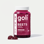 Goli Beets Cardio Gummy - Beet Root Extract & 100mg CoQ10, Gluten-Free, Vegan, Non-GMO, and Gelatin-Free. Nature's Great Superfood