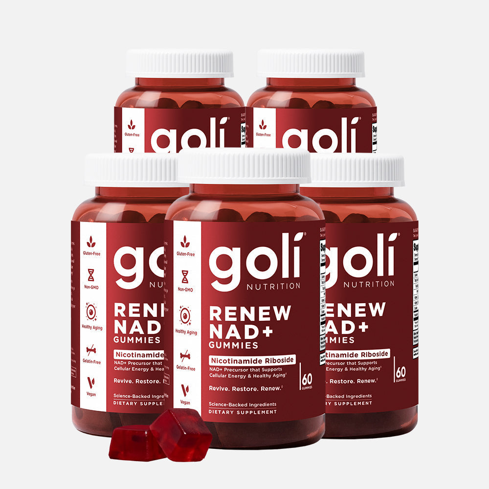 5 Bottles of Renew NAD+ Gummies- FBM