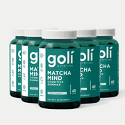 Goli Matcha Mind Gummies - Green Tea Leaves Powder with Cognizin for Focus, Attention and Brain Health, Vegan, Non-GMO, Gluten-Free & Gelatin Free