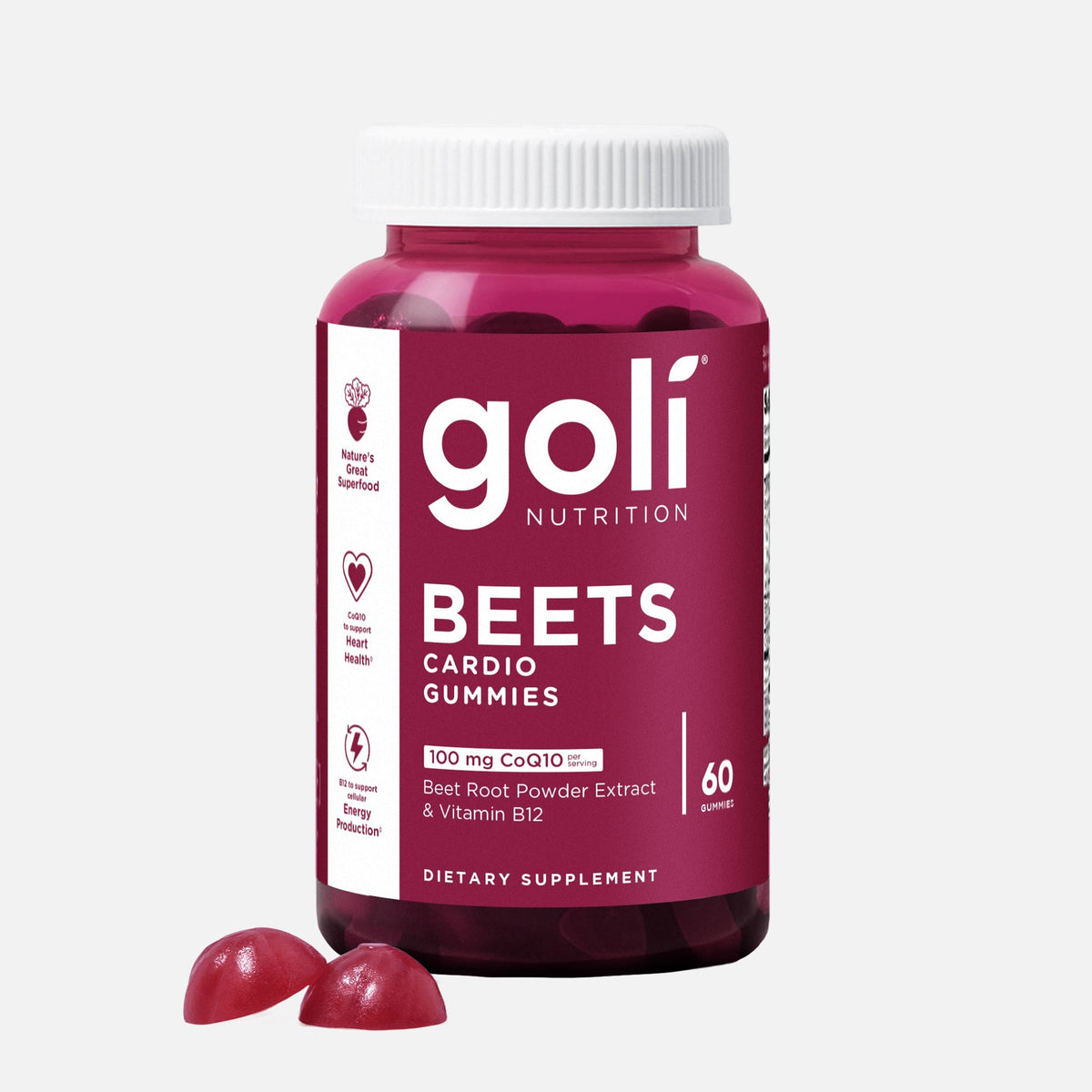 Goli Nutrition Beets Cardio Gummies  |  Unit = Case of 48 (TF)