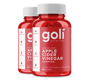 Goli Apple Cider Vinegar Gummy Vitamins - Vitamin B12, Gelatin-Free, Gluten-Free, Vegan & Non-GMO. America's #1 Apple Cider Vinegar Vitamin Brand