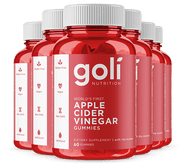 6 Bottles of Apple Cider Vinegar Gummies