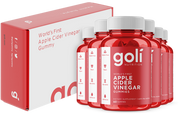 6 Bottles of Apple Cider Vinegar Gummies