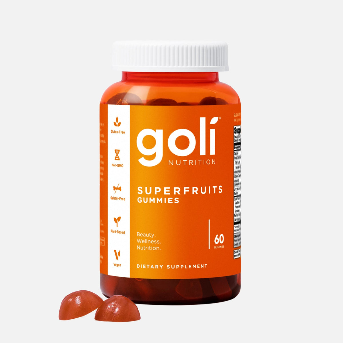 Goli Nutrition Superfruits Gummies  |  Unit = Case of 48
