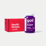 Goli Dreamy Sleep Gummy - Melatonin, Vitamin D, Magnesium, Lemon Balm Extract, Gelatin-Free, Gluten-Free, Vegan & Non-GMO
