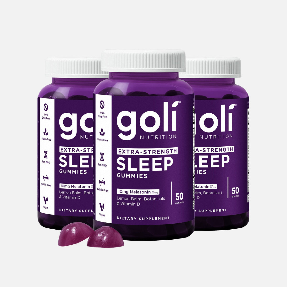 3 Bottles of Extra-Strength Sleep Gummies