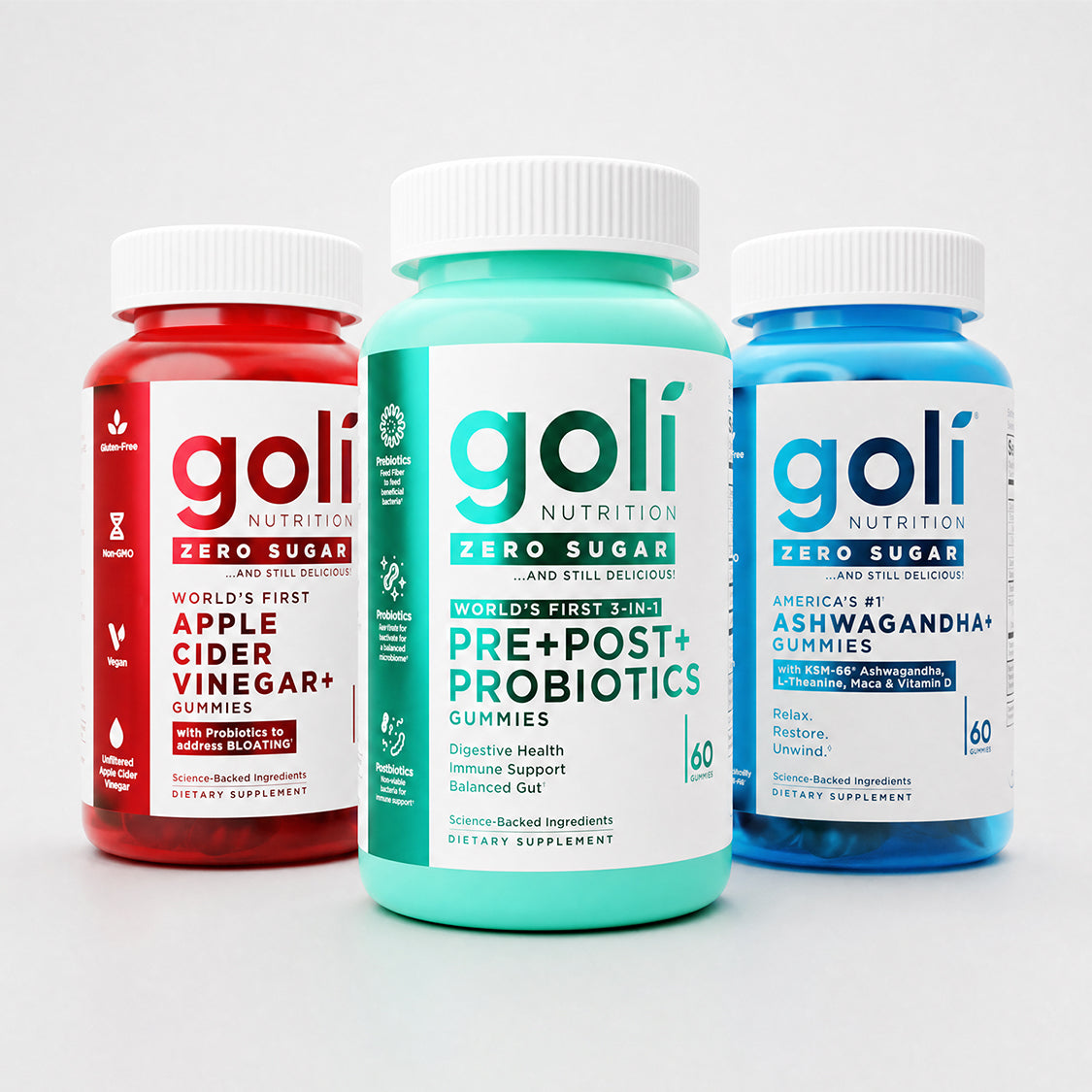 Zero Sugar 3 Bottle Starter Bundle